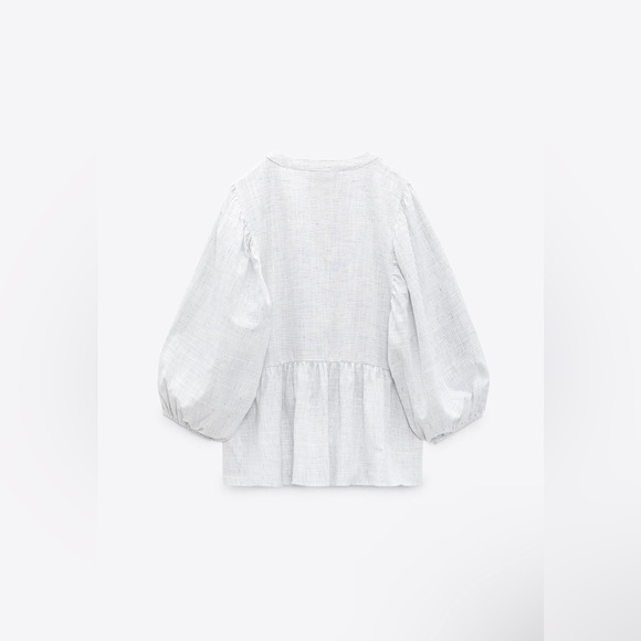 Zara Striped Blouse - Picture 3 of 9